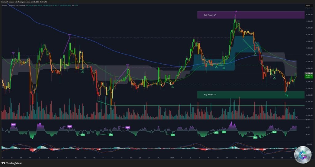 Bitcoin 4-hour chart