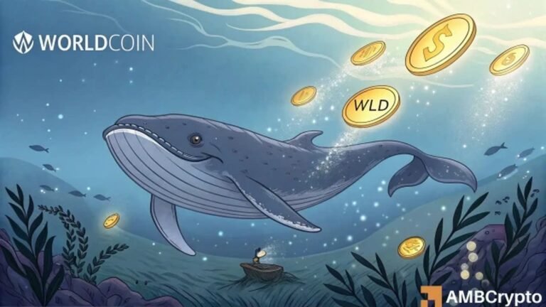 Worldcoin slips below $0.40 as whale dumps $5.7 mln WLD on Binance