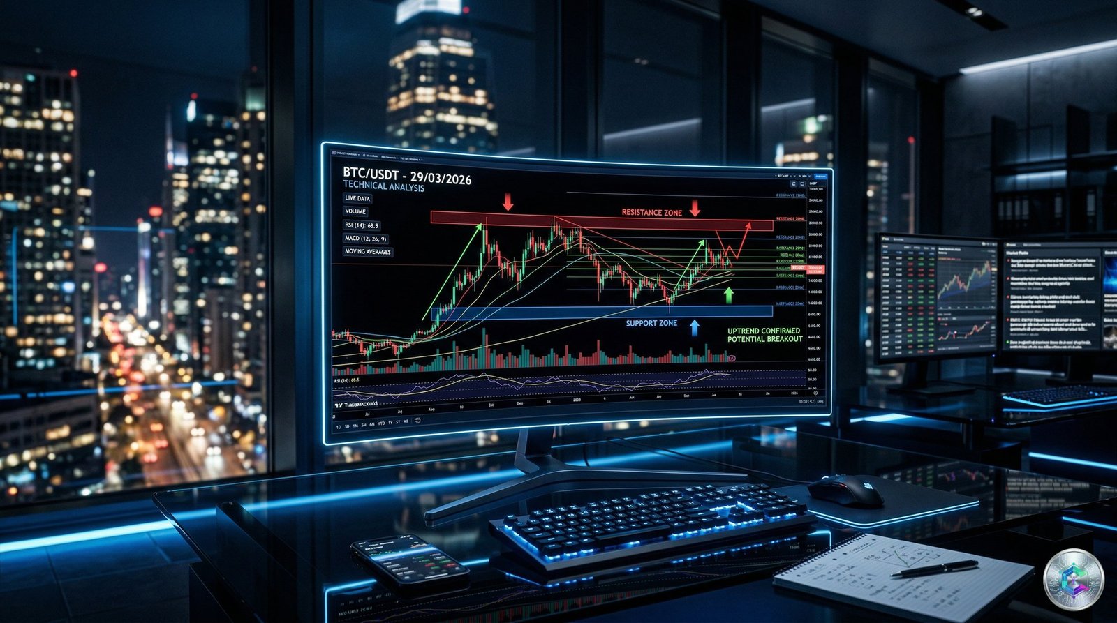 Bitcoin synthetic market analysis March 2026