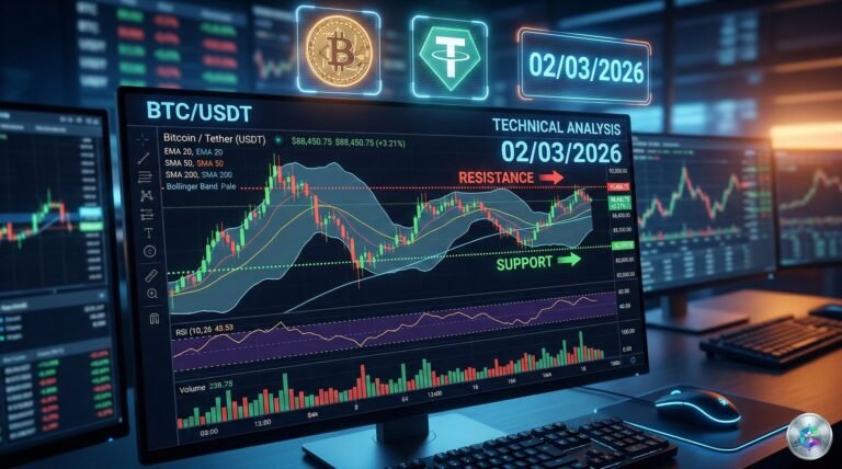 Bitcoin at War: Technical Analysis 2.3.2026