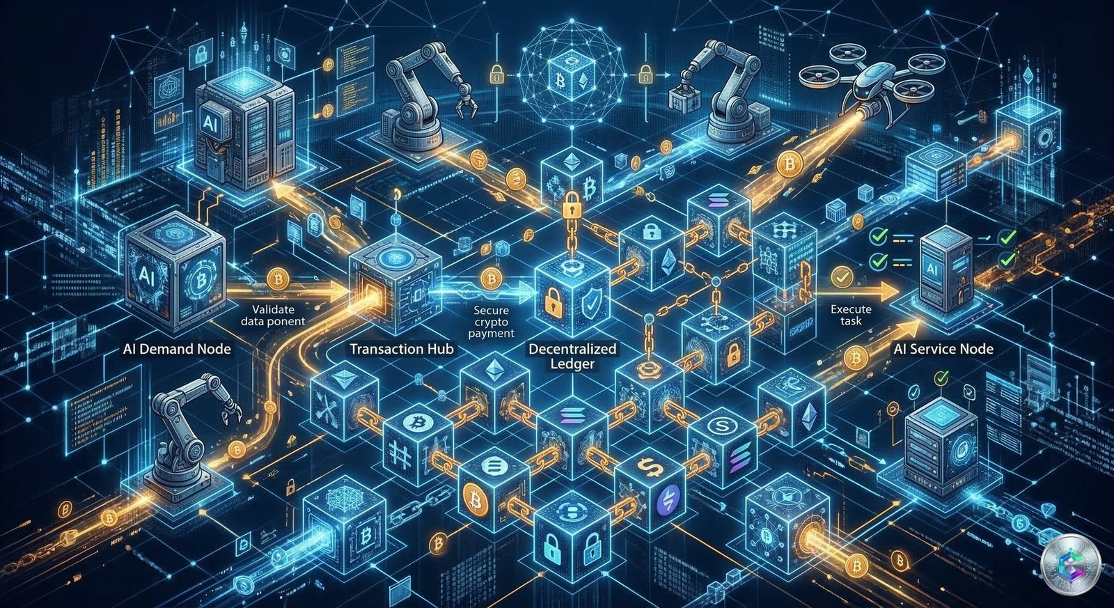Schéma d'escrow programmable on-chain pour agents IA