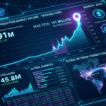 March 2026 : Les Marchés Prédictifs Battent Tous les Records — 191 Millions de Transactions et 23,9 Milliards de Dollars de Volume Prediction markets blockchain crypto record March 2026