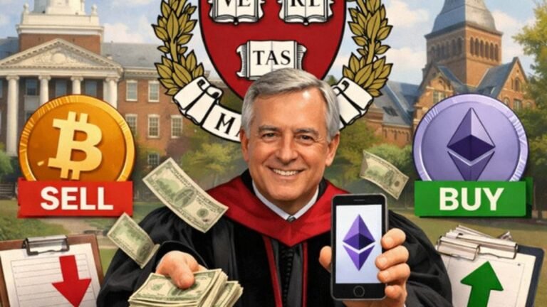 Harvard réduit son exposition au Bitcoin ETF et se tourne vers l&rsquo;ETH USD