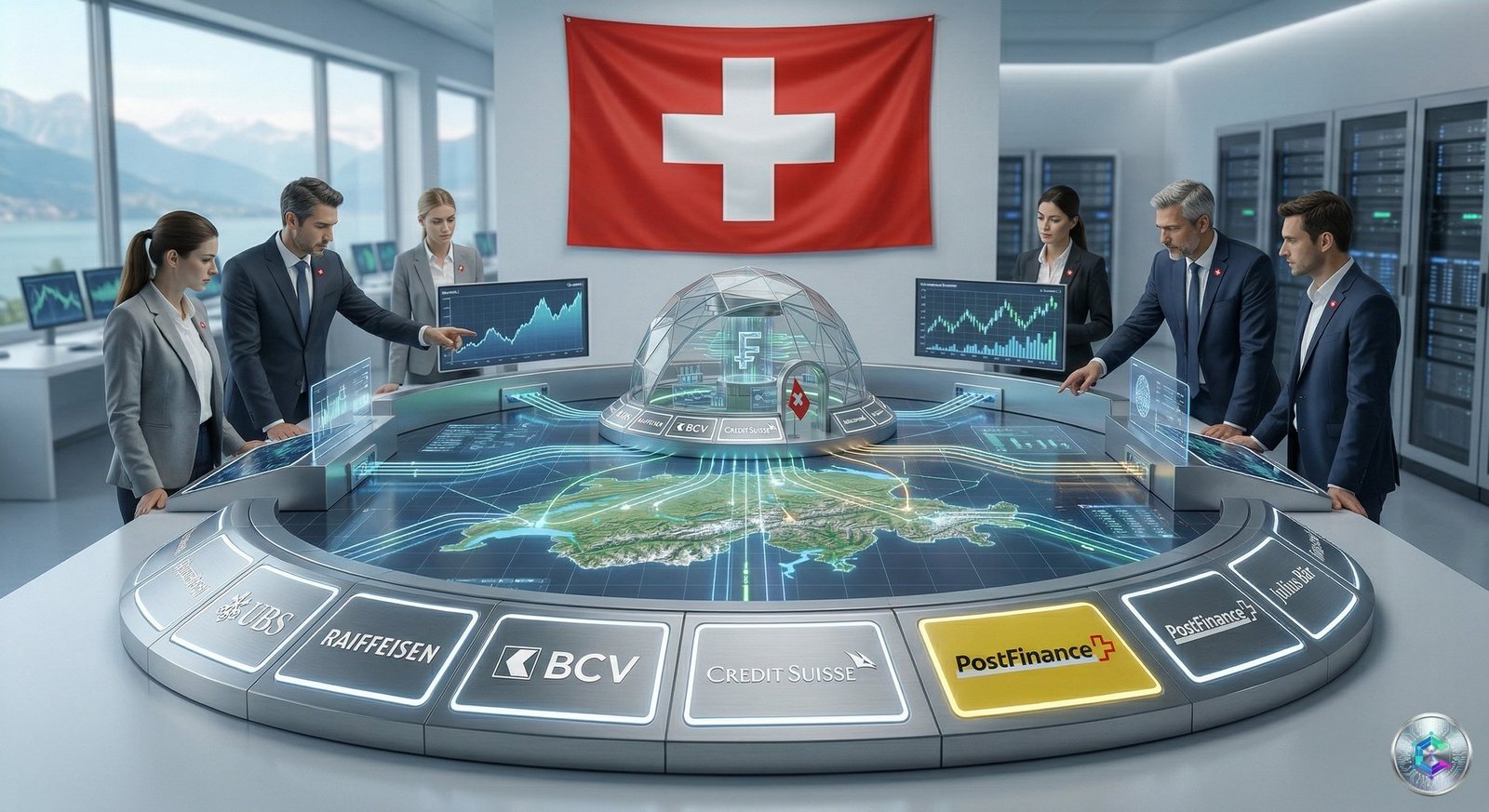 Swiss banks CHF stablecoin sandbox blockchain