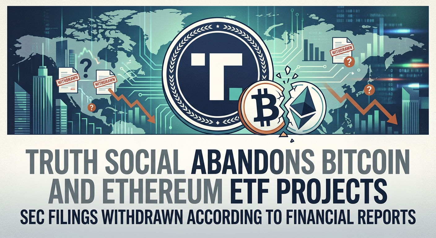 Truth Social abandons Bitcoin and Ethereum ETF projects