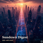 Digest de marché du 10 juillet 2026 Sundown Digest July 10th 2026