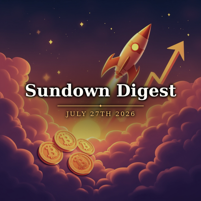 Sundown Digest July 27th 2026
