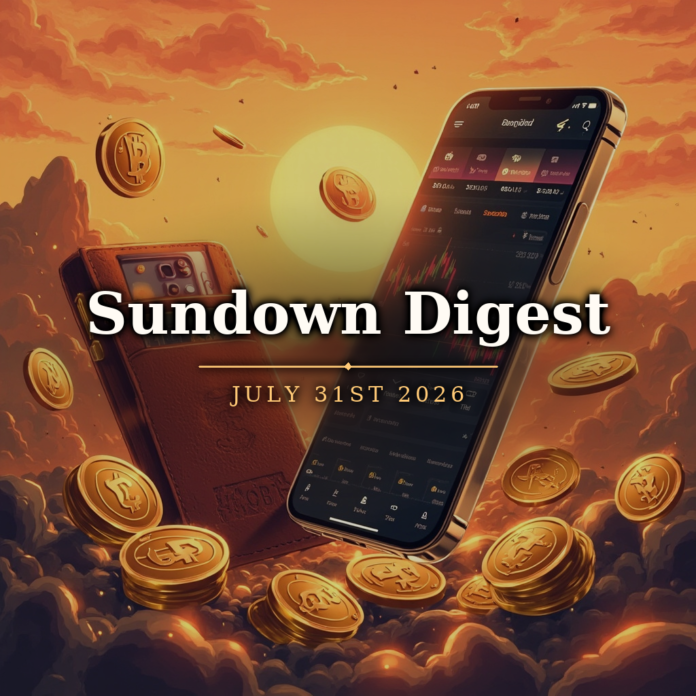 Sundown Digest July 31st 2026