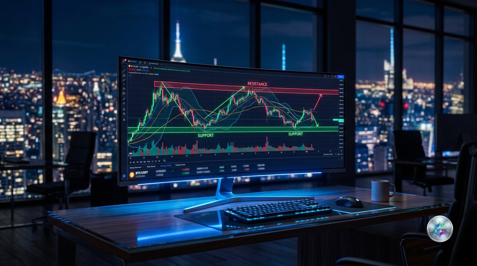 Bitcoin en compression avant rupture