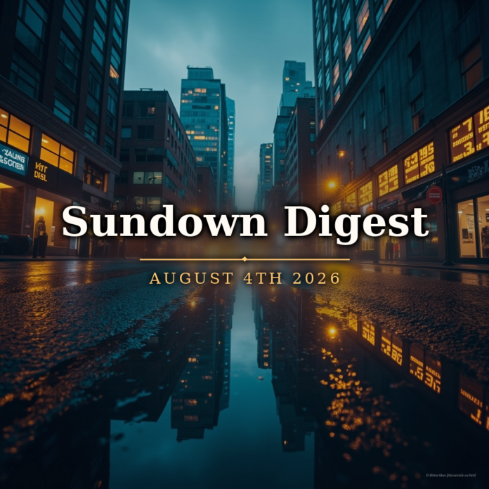 Sundown Digest August 4th 2026
