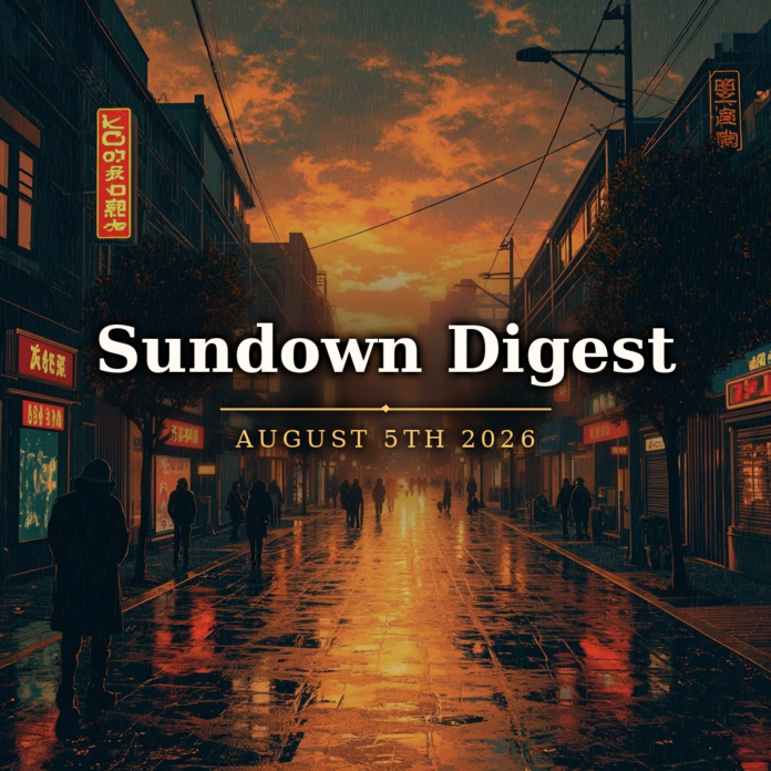 Sundown Digest August 5th 2026