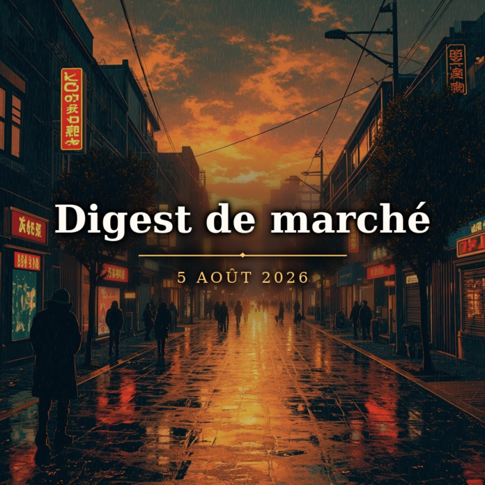 Digest de marché du 5 août 2026