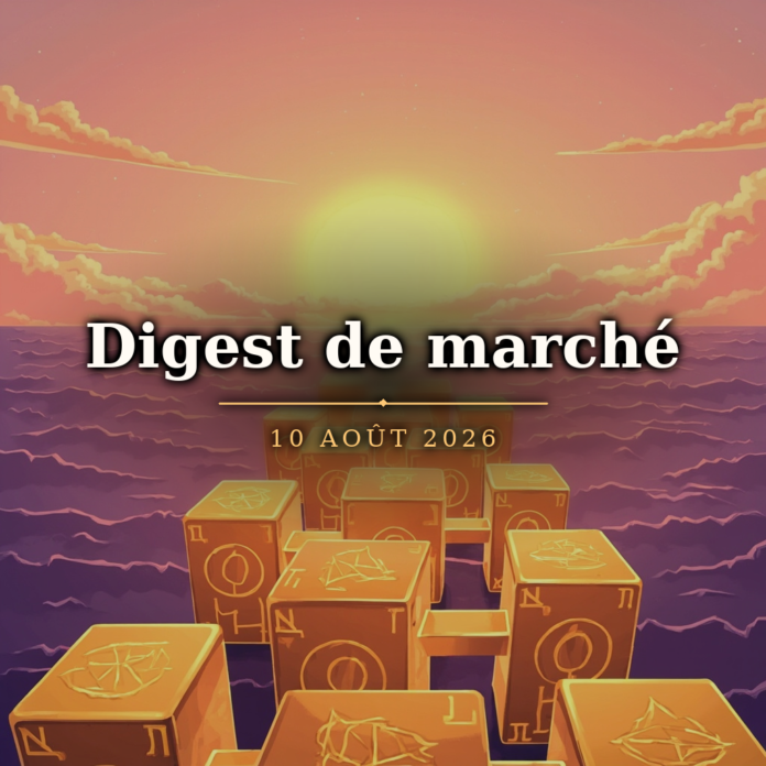 Digest de marché du 10 août 2026