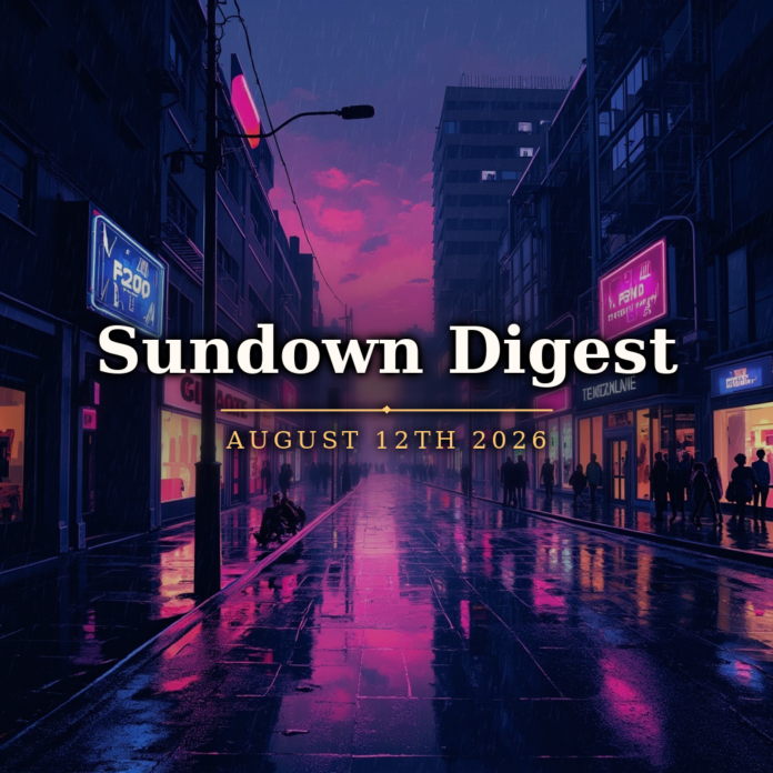 Sundown Digest August 12th 2026