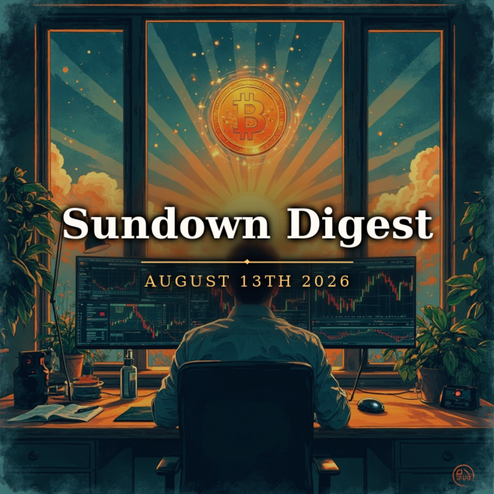 Sundown Digest August 13th 2026