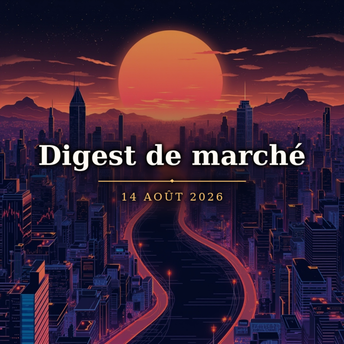 Digest de marché du 14 août 2026