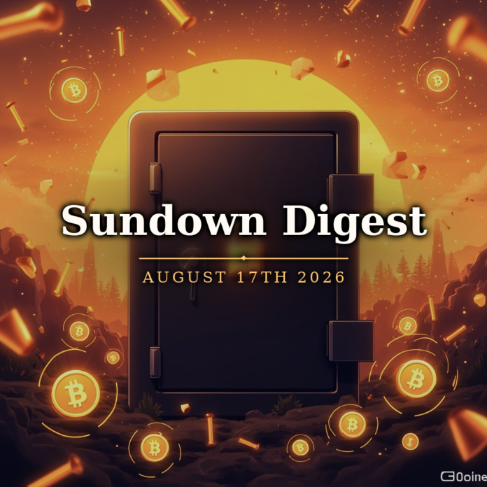 Sundown Digest August 17th 2026