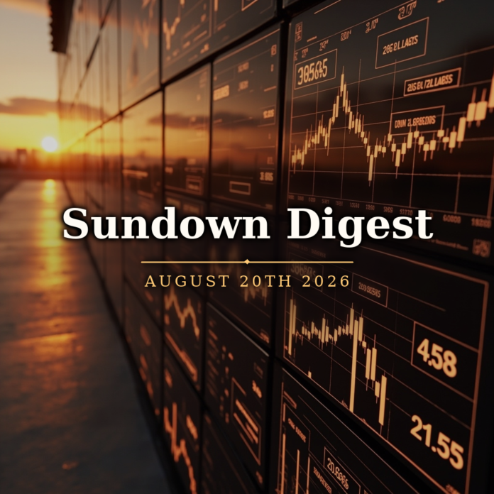 Sundown Digest August 20th 2026