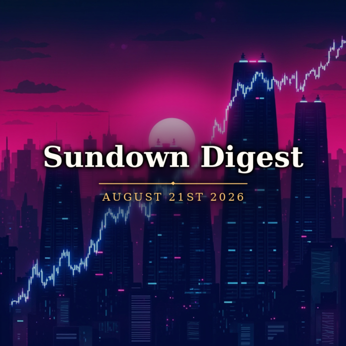 Sundown Digest August 21st 2026