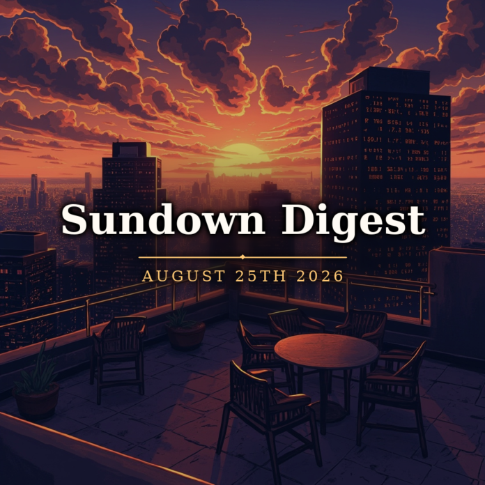 Sundown Digest August 25th 2026