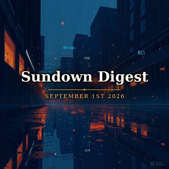 Sundown Digest September 1st 2026
