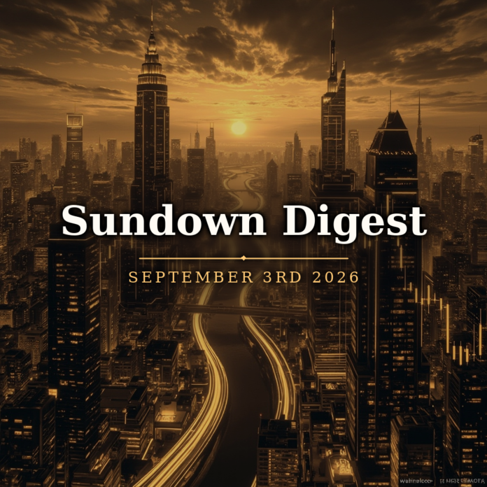 Sundown Digest September 3rd 2026