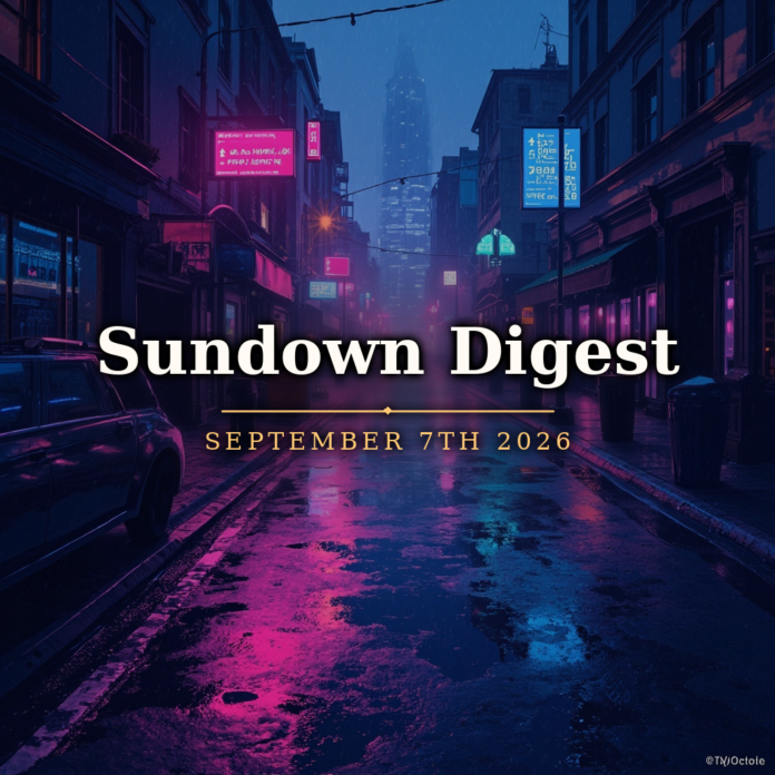 Sundown Digest September 7th 2026