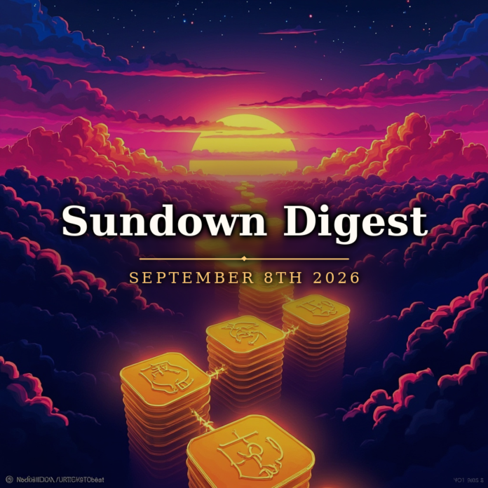 Sundown Digest September 8th 2026