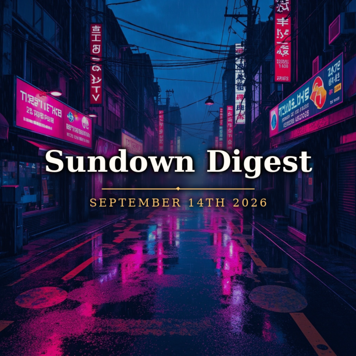 Sundown Digest September 14th 2026