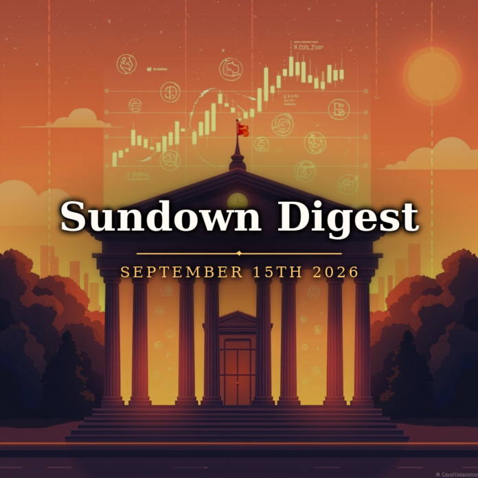 Sundown Digest September 15th 2026