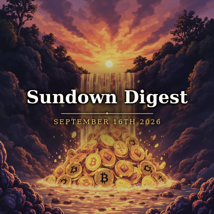 Sundown Digest September 16th 2026