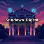 Sundown Digest September 18th 2026 Sundown Digest September 18th 2026