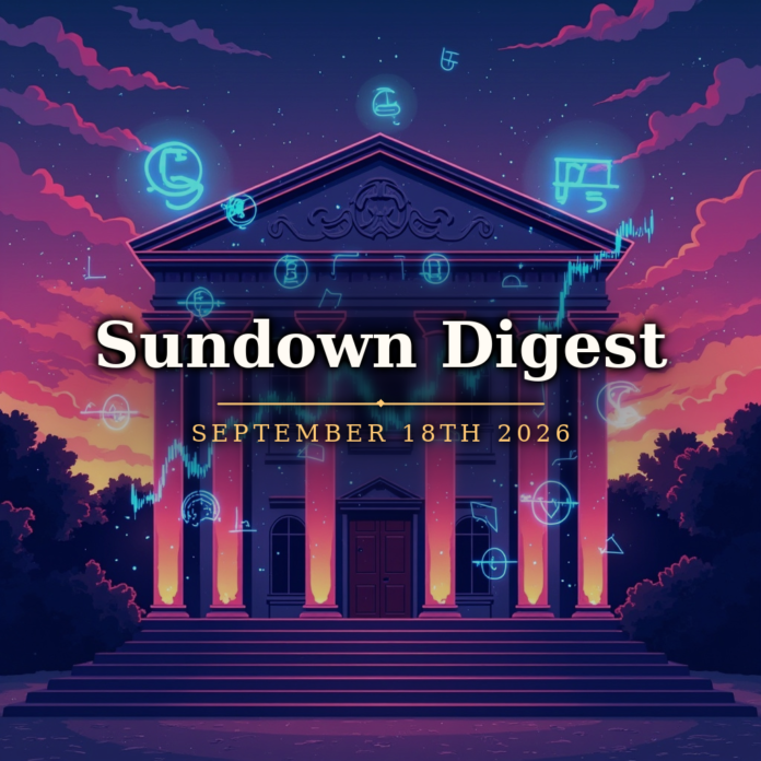 Sundown Digest September 18th 2026
