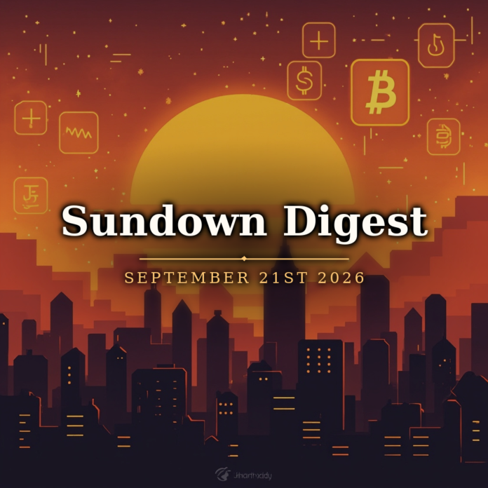 Sundown Digest September 21st 2026