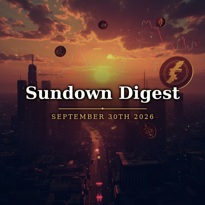 Sundown Digest September 30th 2026