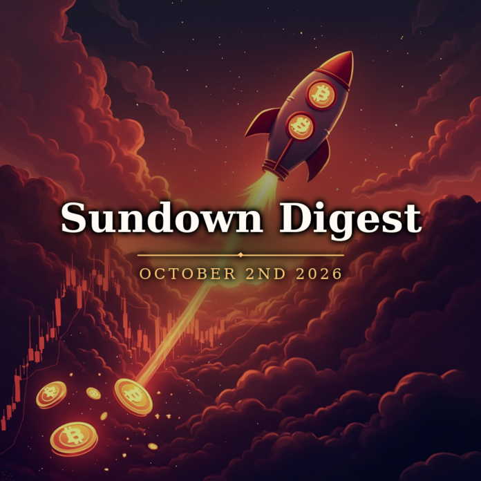 Sundown Digest October 2nd 2026