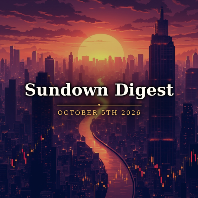 Sundown Digest October 5th 2026