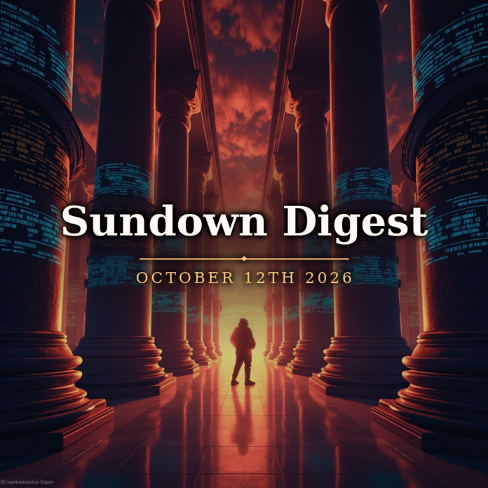 Sundown Digest October 12th 2026