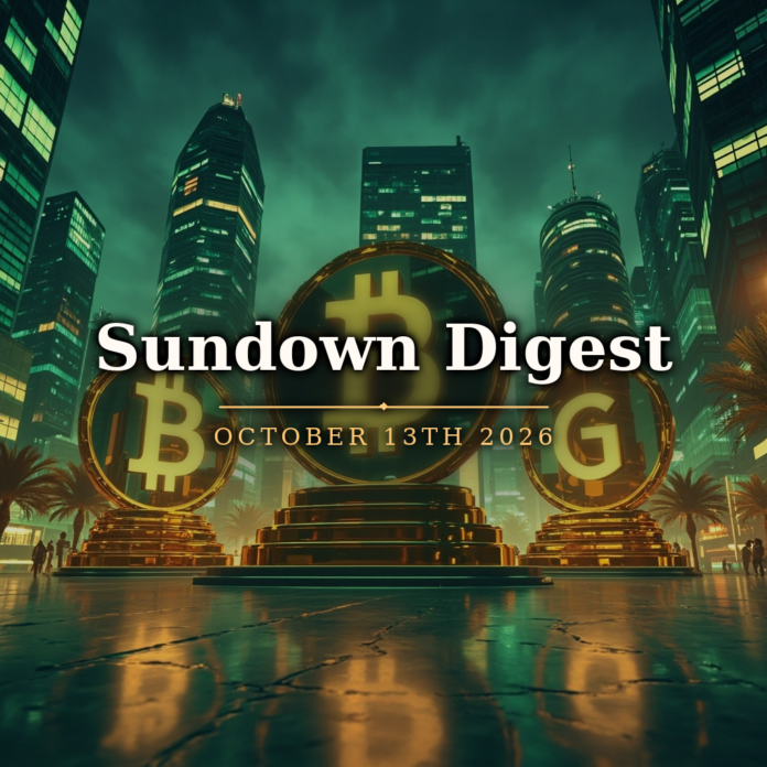 Sundown Digest October 13th 2026
