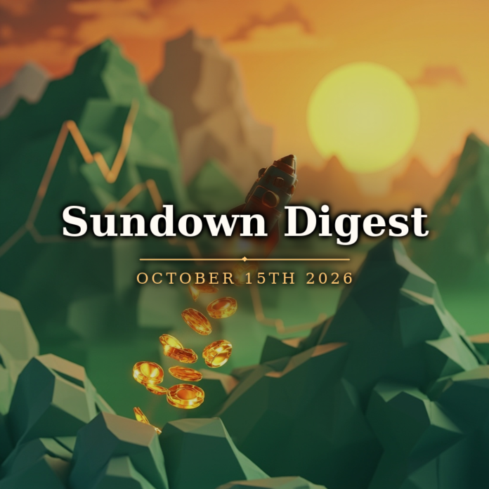 Sundown Digest October 15th 2026