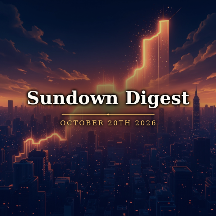 Sundown Digest October 20th 2026